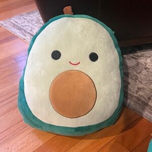 Squishmallows Green Teal and Cream Avocado Plush